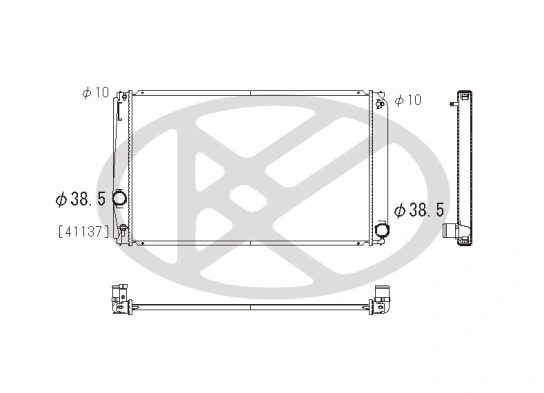 Radiator racire motor
