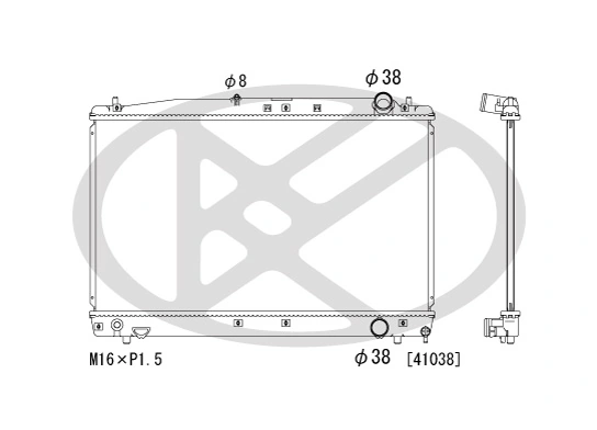 Radiator racire motor