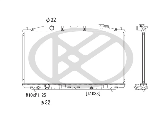 Radiator racire motor