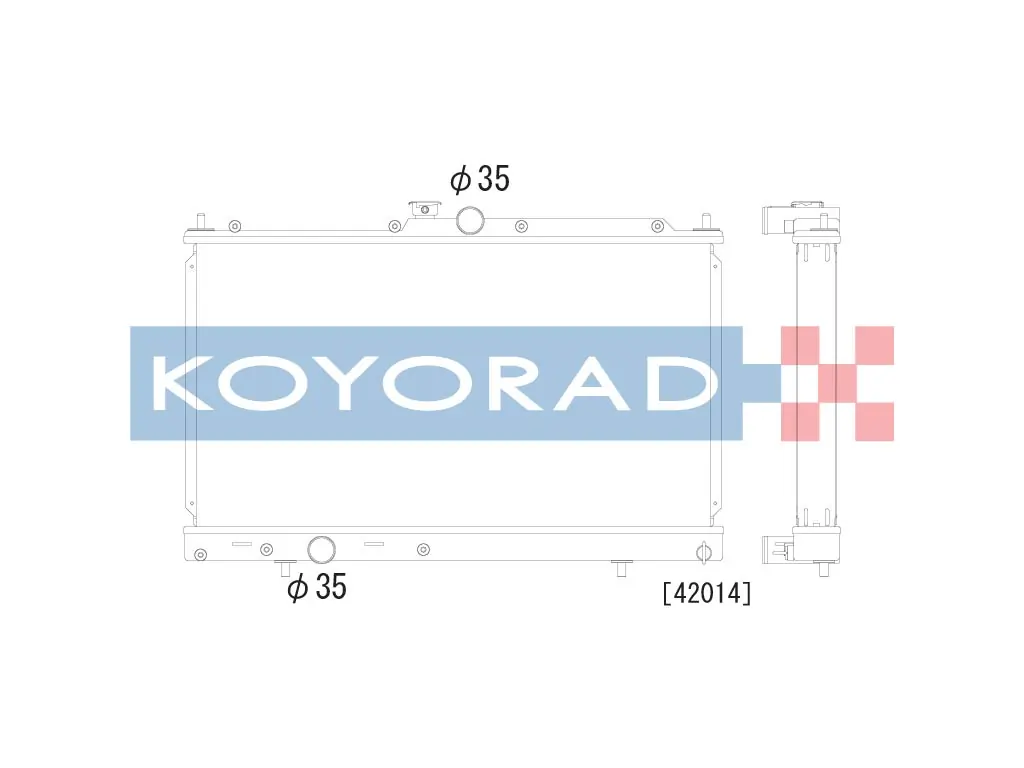 Radiator racire motor