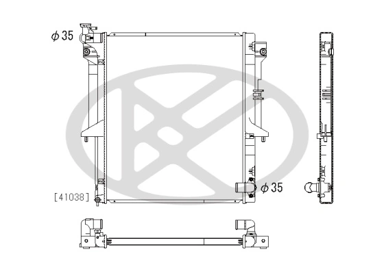 Radiator racire motor