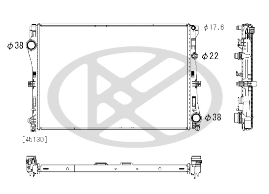 Radiator racire motor