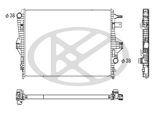 Radiator racire motor