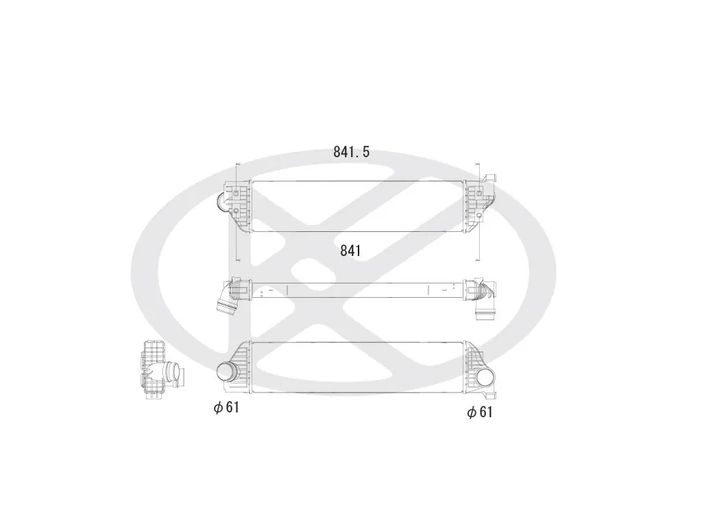 Intercooler, compresor