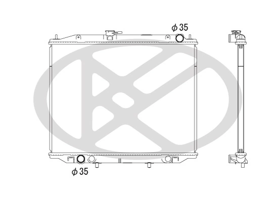 Radiator racire motor