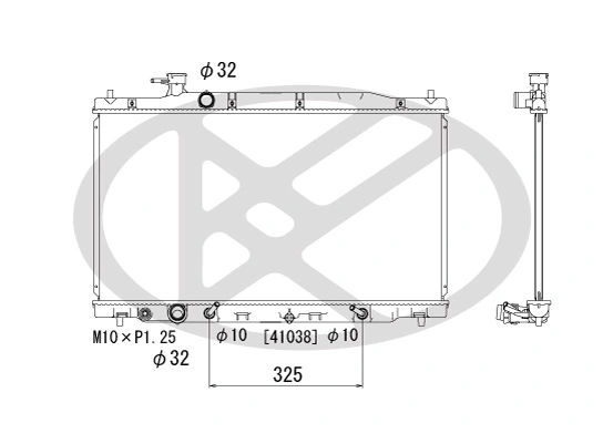 Radiator racire motor