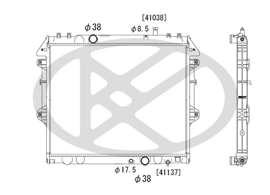 Radiator racire motor