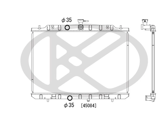 Radiator racire motor