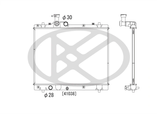 Radiator racire motor