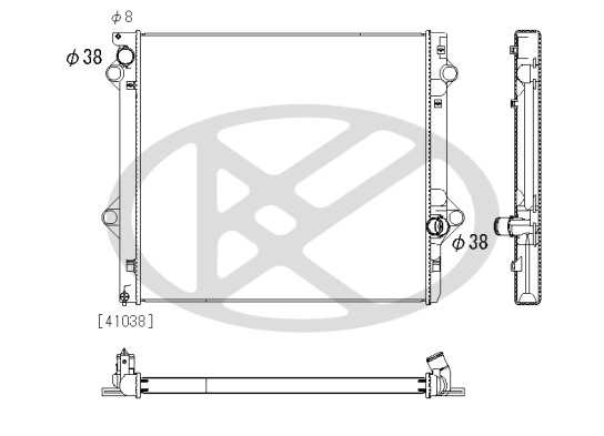 Radiator racire motor