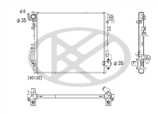 Radiator racire motor