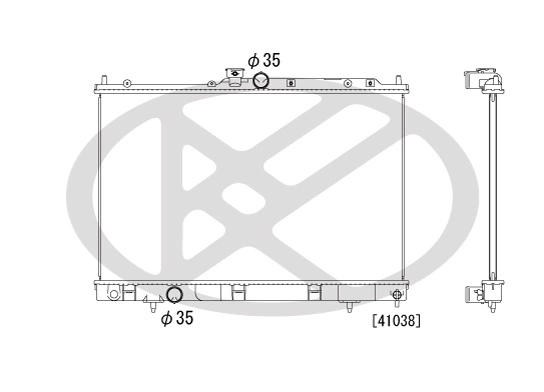 Radiator racire motor