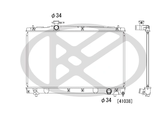 Radiator racire motor