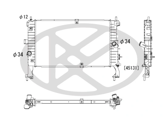 Radiator racire motor