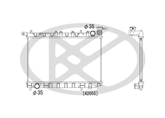 Radiator racire motor
