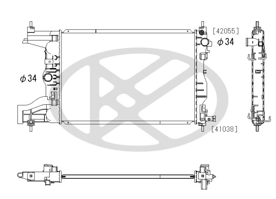 Radiator racire motor