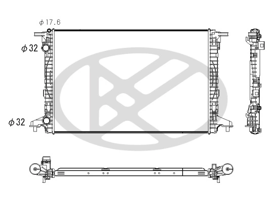 Radiator racire motor