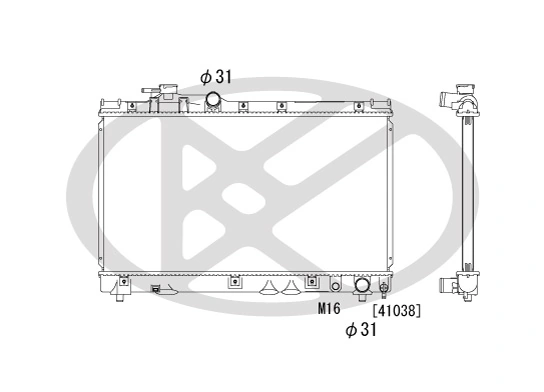Radiator racire motor