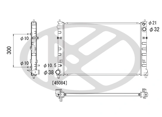 Radiator racire motor