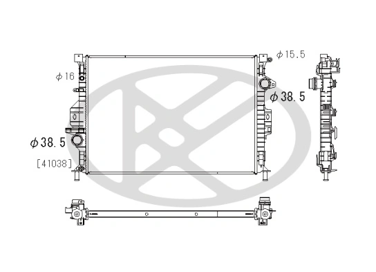 Radiator racire motor