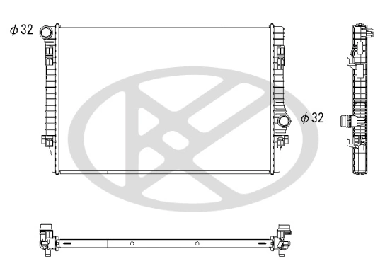 Radiator racire motor