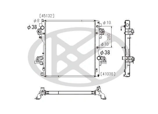 Radiator racire motor