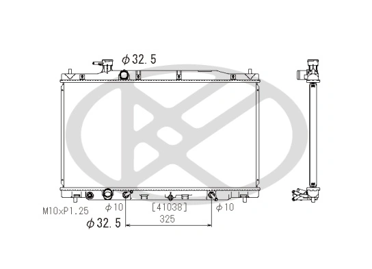 Radiator racire motor