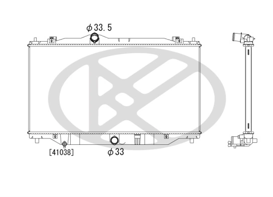 Radiator racire motor