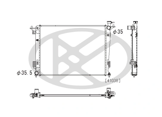 Radiator racire motor