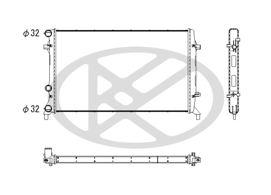 Radiator racire motor