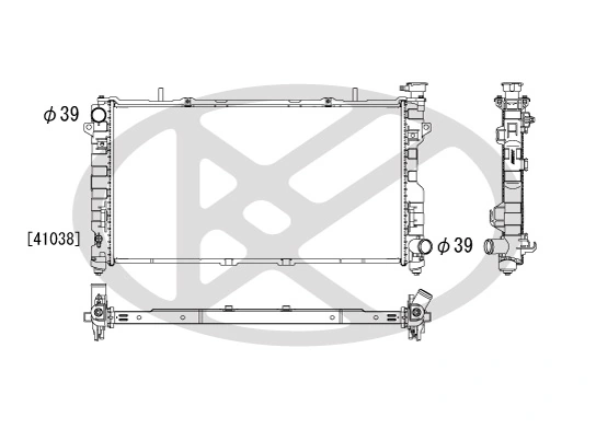 Radiator racire motor