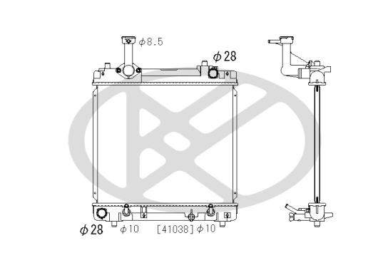 Radiator racire motor