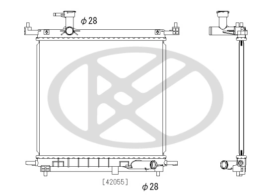 Radiator racire motor