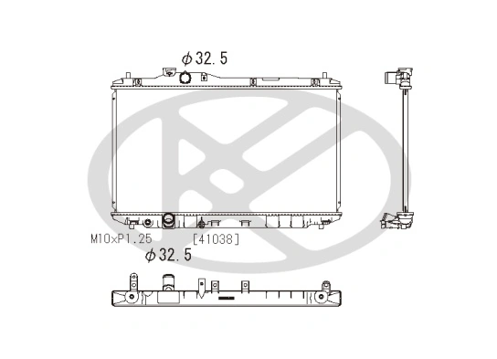 Radiator racire motor