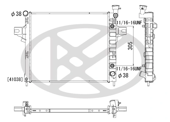 Radiator racire motor