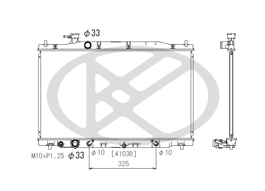Radiator racire motor