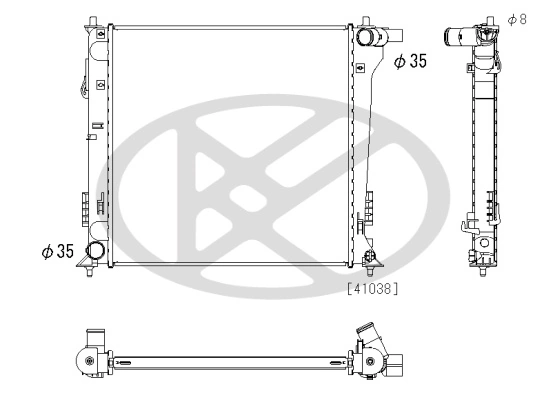 Radiator racire motor