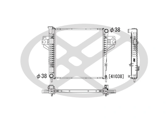 Radiator racire motor