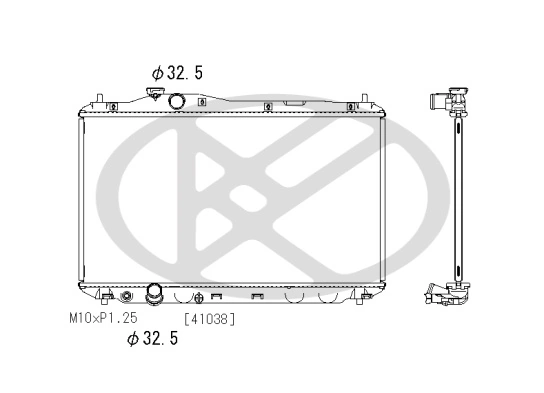 Radiator racire motor