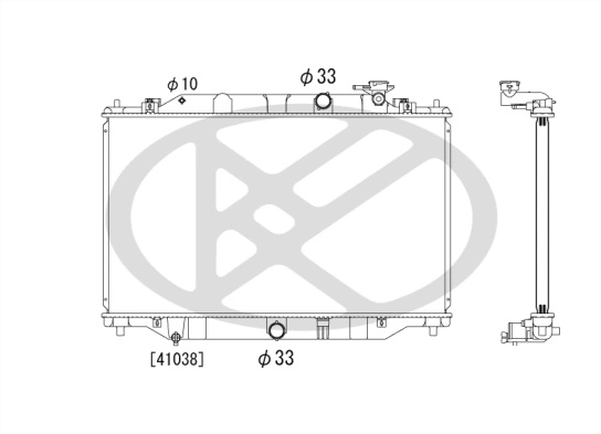 Radiator racire motor