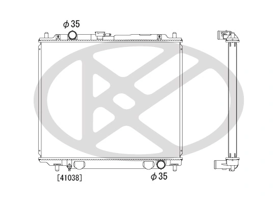 Radiator racire motor