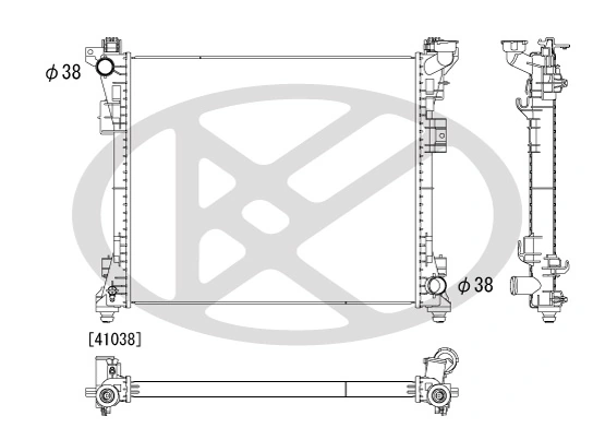 Radiator racire motor