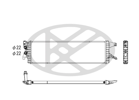 Radiator racire motor