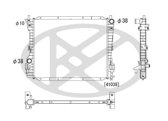 Radiator racire motor