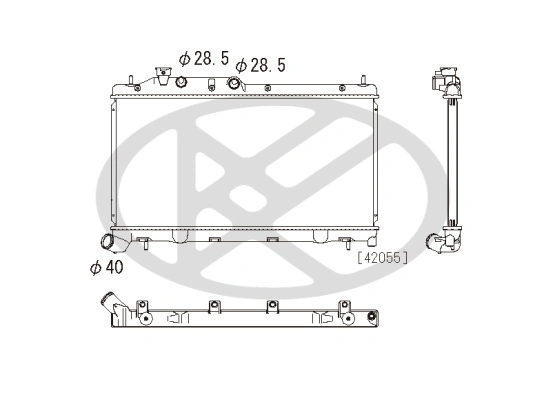 Radiator racire motor