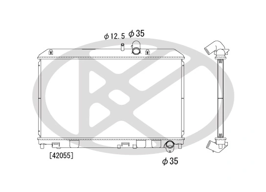 Radiator racire motor
