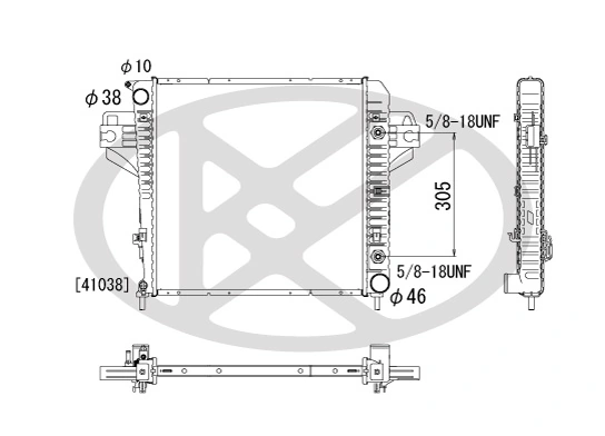 Radiator racire motor