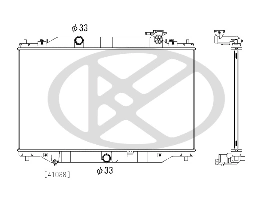 Radiator racire motor