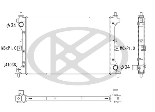 Radiator racire motor