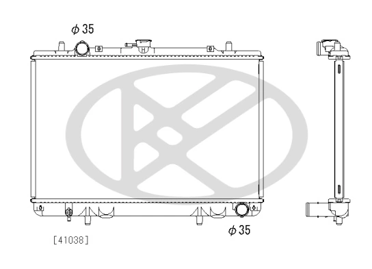 Radiator racire motor